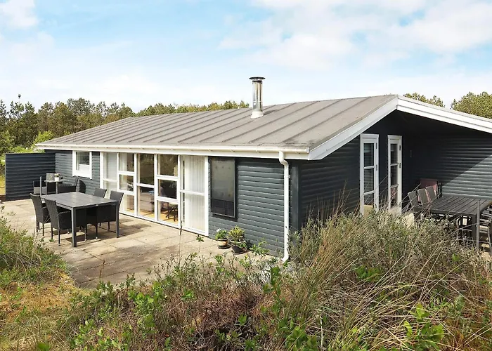 Bright Coastal Retreat In Vorupor-by Traum *